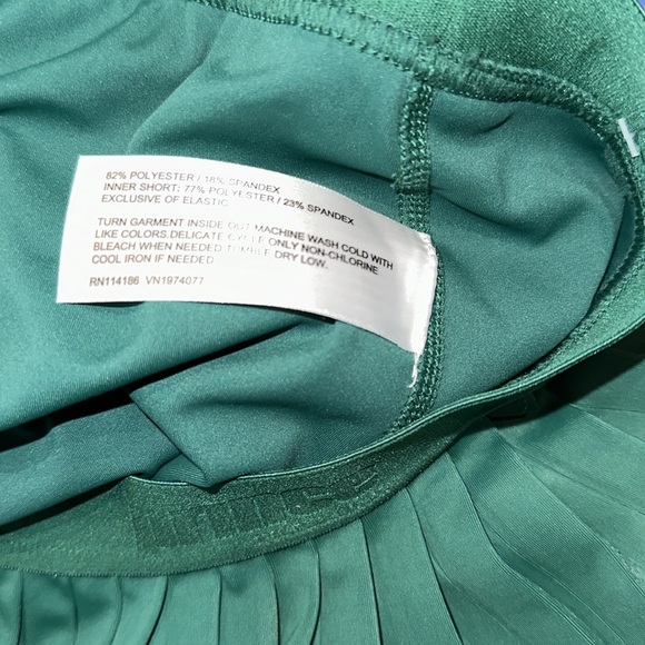 Prince x Target pickleball collection green pleated skirt skort S M L - Picture 7 of 11